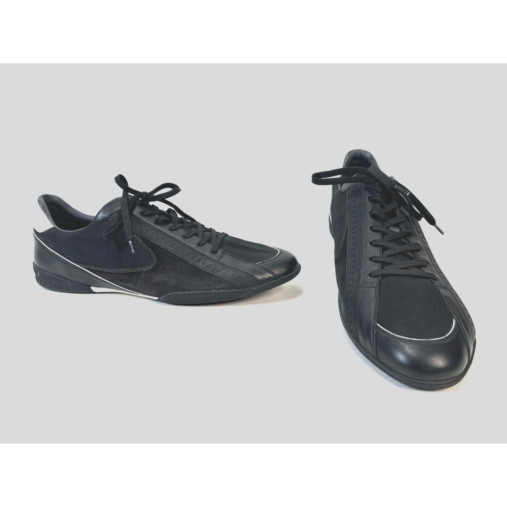Louis Vuitton Sneakers‎ Shoes Black White Men's Size 10.5 UK Lace Up